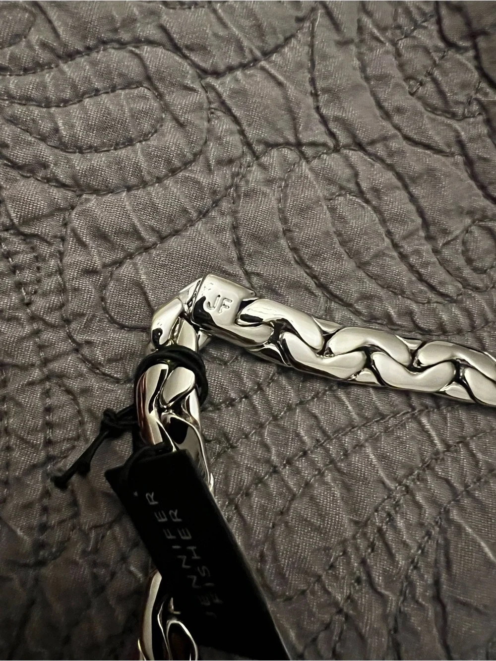 NWT Jennifer Fisher Tribeca Silver Chain Necklace - Bold Link Statement - Picture 3 of 6